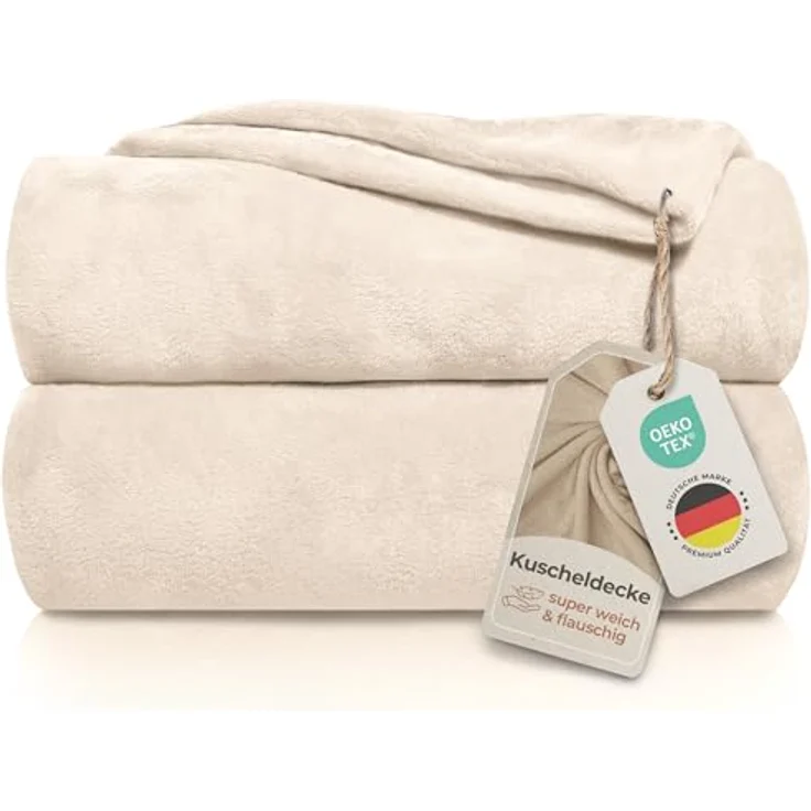 Wohndecke Kuscheldecke super weich & flauschig – warme Fleecedecke, Gräfenstayn, warme Wolldecke, Sofadecke & Tagesdecke - Überwurf Sofa, Couch – Bild 2