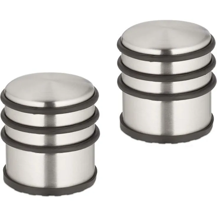 Relaxdays Edelstahl Türstopper im 2er Set