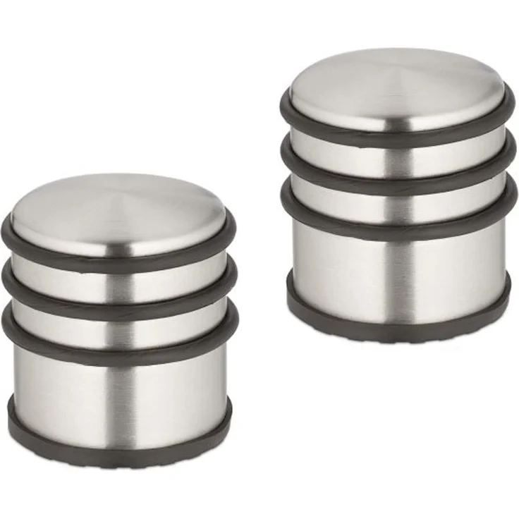 Relaxdays Edelstahl Türstopper im 2er Set – Bild 1