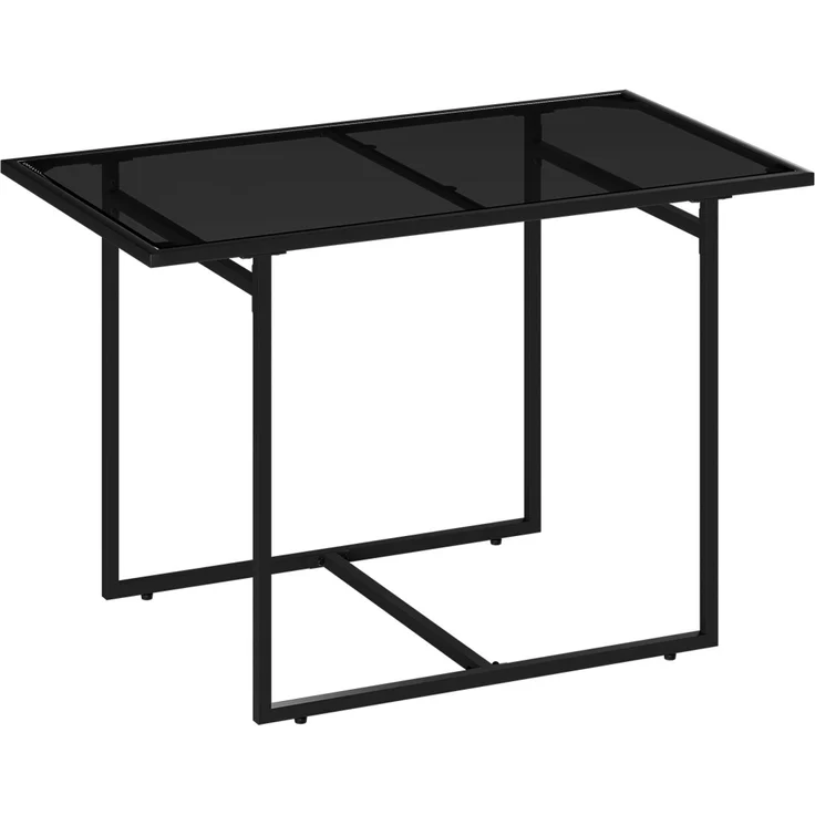 STEELSØN 'Kynaris' 3-tlg. Gartenmöbel-Set, Sitzgruppe aus 2 Polyrattan-Stühlen und Gartentisch, Metall, zusammenklappbar, schwarz/anthrazit, wetterfest – Bild 11