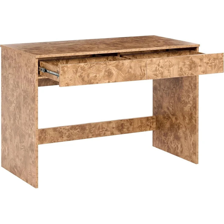 Schreibtisch RONDANE 110 cm x 50 cm Wurzelholz Optik – Bild 5