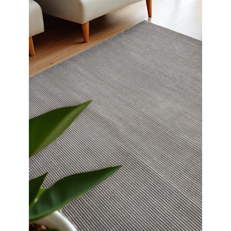 Elle Decoration Teppich Perles, Rechteckig, Anthrazit-Creme, 200x280 cm, Oeko-Tex® Standard 100, pflegeleicht und strapazierfähig, für Fußbodenheizung geeignet – Bild 5