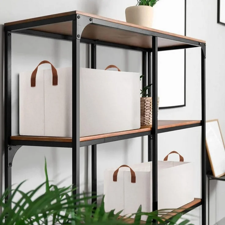 BlingBin Aufbewahrungskorb 3-Pack 26L, Schrank Organizer, Korb für Badezimmer Regal (3 Stück, 3 St, 42,9 x 29 x 25,4 cm), Organizer für Organisation, Regal, Kleidung, Zuhause, Büro – Bild 1