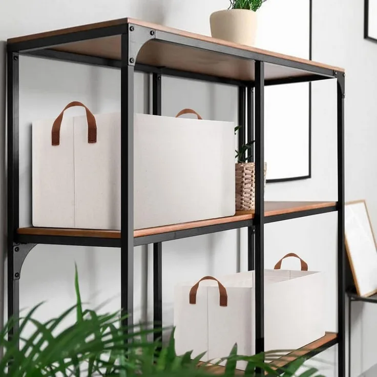 BlingBin Aufbewahrungskorb 3-Pack 26L, Schrank Organizer, Korb für Badezimmer Regal (3 Stück, 3 St, 42,9 x 29 x 25,4 cm), Organizer für Organisation, Regal, Kleidung, Zuhause, Büro