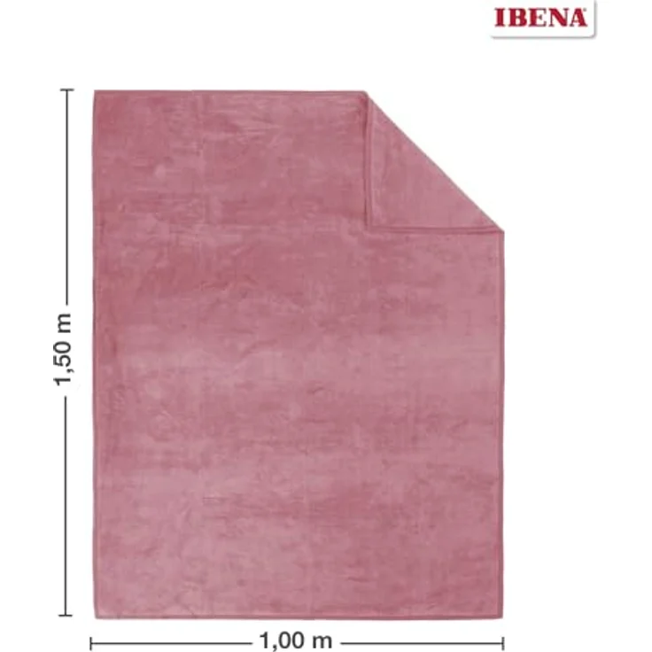 Kniedecke Uni Kniedecke Luxus, IBENA, unifarbenes Design – Bild 6
