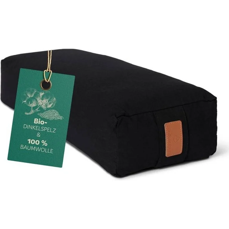 #DoYourYoga Yogakissen Yoga Bolster Paravati, gefüllt mit Bio-Buchweizenschalen,Yogakissen 67x22x13cm – Bild 4