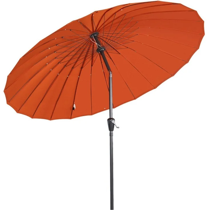 Angel Living Sonnenschirm 2,5m, Gartenschirm mit Kurbel & 45° Neigungswinkel, UV-Schutz 30+, ohne Ständer, wasserabweisender Ampelschirm für Balkon, Terrasse & Garten – Bild 1