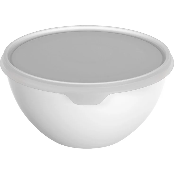 Rotho Schüssel + Deckel Caruba 3 L mistletoe white – Bild 1