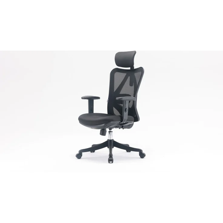 SIHOO Ergonomischer Schreibtischstuhl, Drehstuhl hat Verstellbarer Lordosenstütze, Kopfstütze und Armlehne, Höhenverstellung und Wippfunktion, Rückenschonend, Bürostuhl bis 150kg/330LB Belastbar – Bild 7