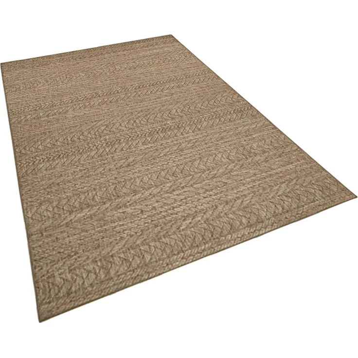 Flachgewebe In- & Outdoor Teppich Granado Beige Braun in Natur-Optik - 160 x 230 x 0 cm – Bild 2