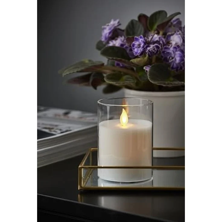 Best Season LED-Echtwachskerze, orange flackernde LED – Bild 2