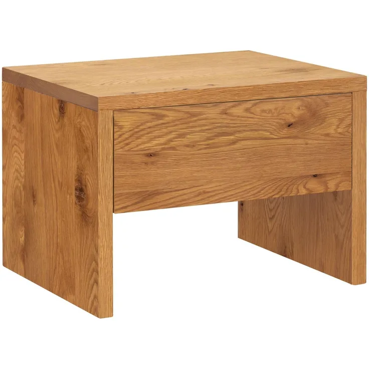 Salva Nachttisch Eiche Massivholz 40cm x 48cm x 35cm