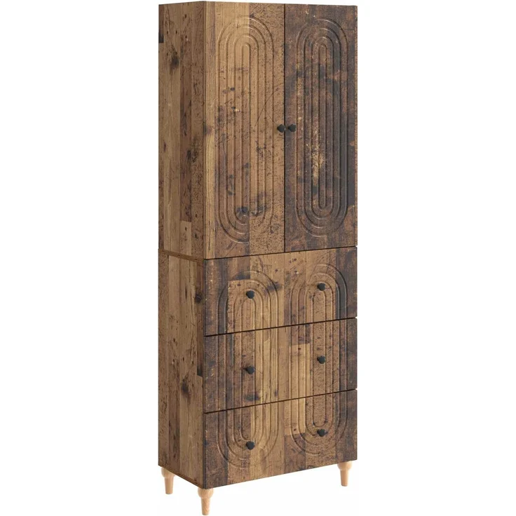 vidaXL Schrankset 2 pcs 66 x 34,5 x 90 cm Holzwerkstoff 3416464 – Bild 1