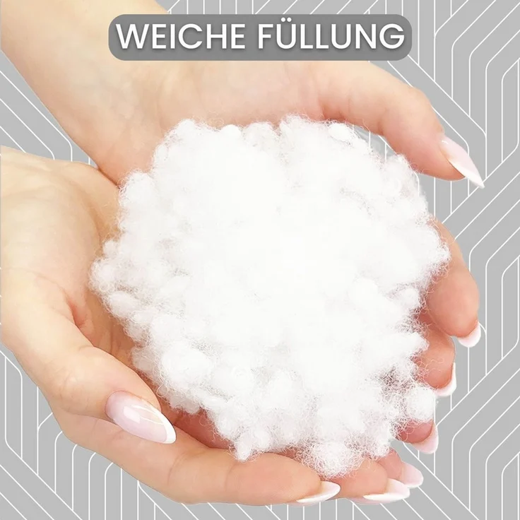 Amilian Dekokissen 2er Set - Zierkissen mit Füllung, Sofakissen, Couchkissen, (2 Stück), 40x40 cm, Dekokissen mit Füllung und Bezug, Wohnkissen – Bild 3