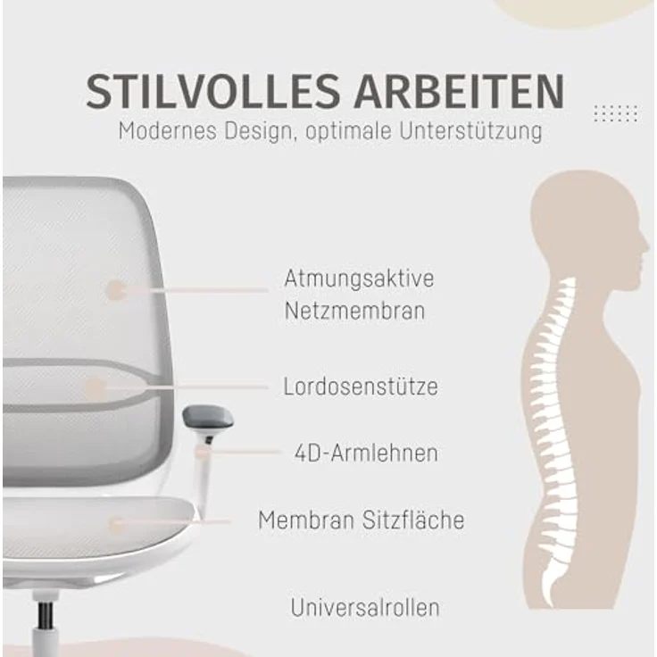 sedus Bürostuhl se:air: Bürostuhl aus Netzmembran mit Mulitfunktionsarmlehnen, (automatischer Gewichtsanpassung und Lordosenstütze, Zeitloses und filigranes Design) – Bild 10
