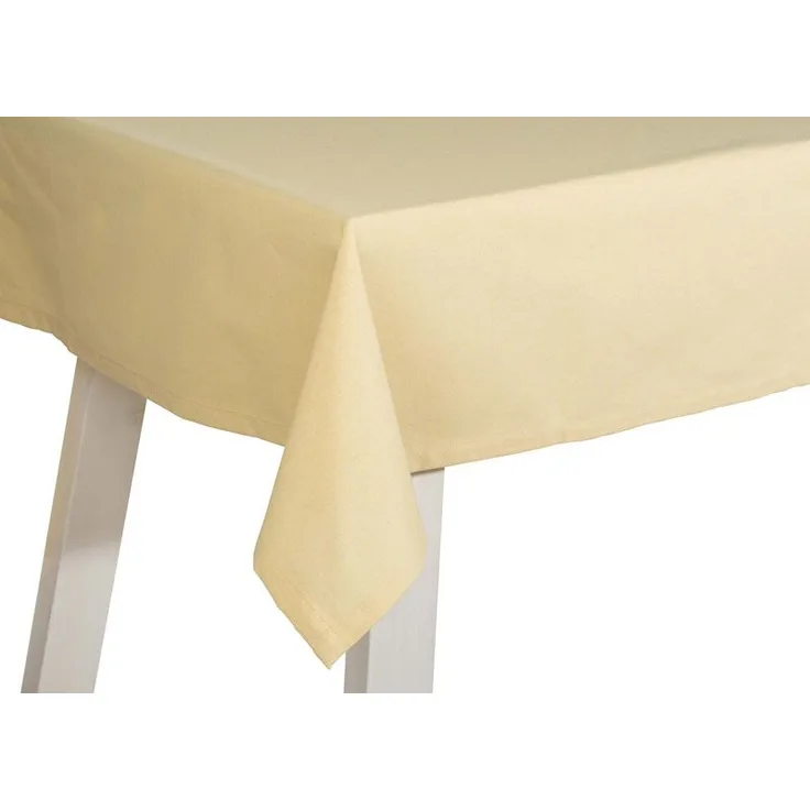 Pichler Tischdecke 150x250 cm Faro vanille 90% CO 10% PES
