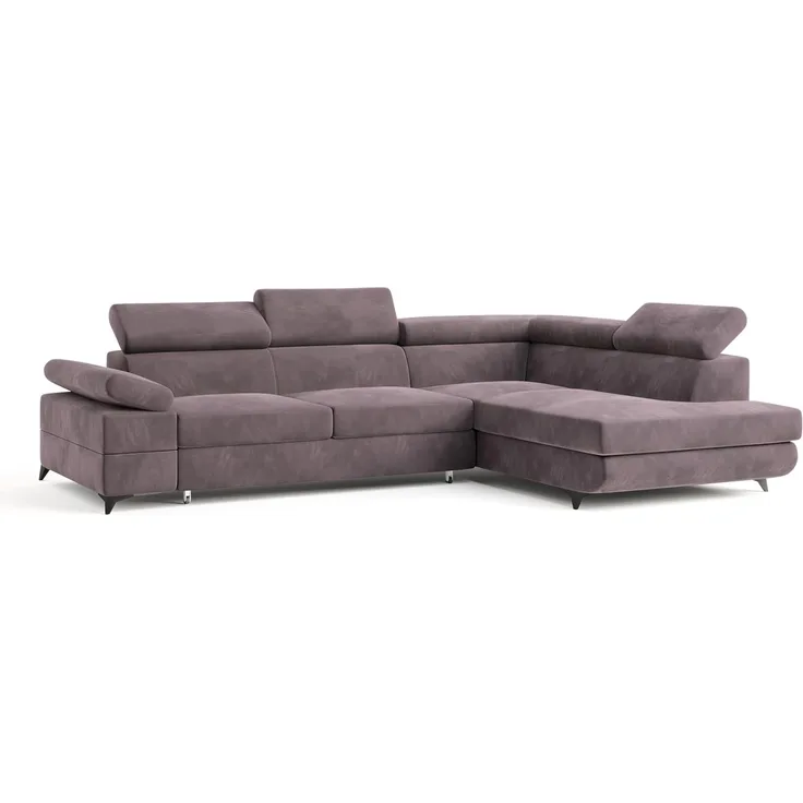 Masseno Ecksofa FAVIEN mit Schlaffunktion L-Form, Sofa mit Bettkasten