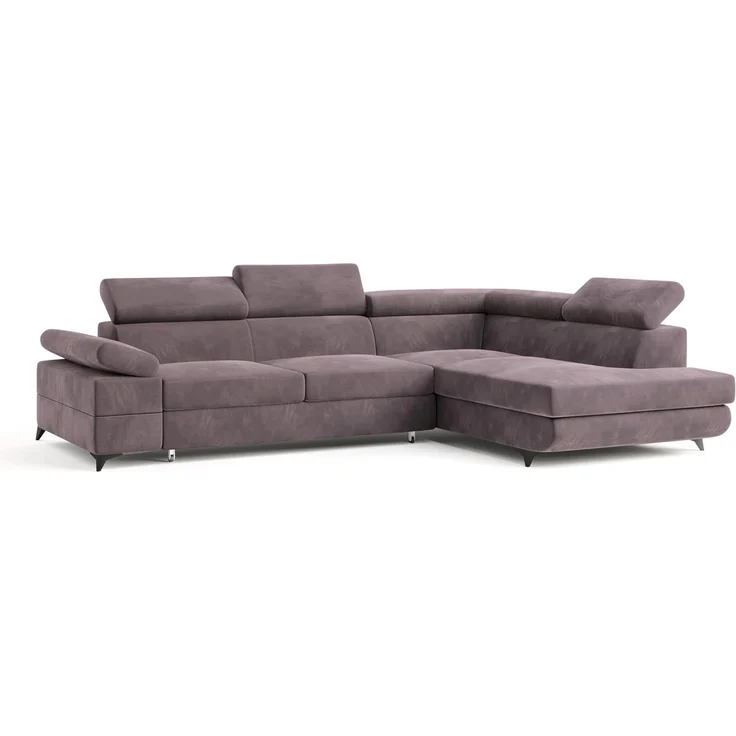 Masseno Ecksofa FAVIEN mit Schlaffunktion L-Form, Sofa mit Bettkasten