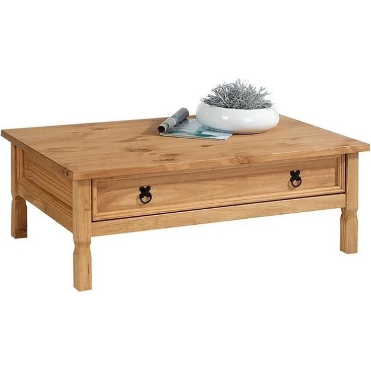 IDIMEX Couchtisch TEQUILA, Couchtisch Wohnzimmertisch Sofatisch Mexico Stil Kiefer Landhaus – Bild 4