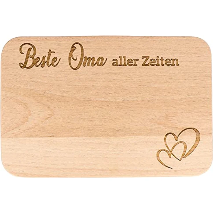 Spruchreif® Frühstücksbrett · Frühstücksbrettchen aus Holz mit Gravur · Geschenk für Großeltern – Bild 2