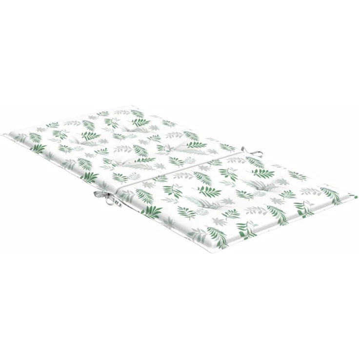 vidaXL Niedriglehner-Auflagen 2 Stk. Blattmuster Stoff 361328 – Bild 6