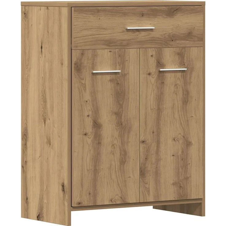 vidaXL 4-tlg. Badmöbel-Set Artisan-Eiche Holzwerkstoff 3328942 – Bild 5