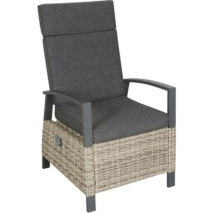 KONIFERA Garten-Essgruppe New Monaco, (Set, 17-tlg, 8x Sessel, 8x Auflagen, 1x Tisch), bestehend aus 8 Stühlen, 8 Sitzauflagen und 1 Tisch – Bild 3