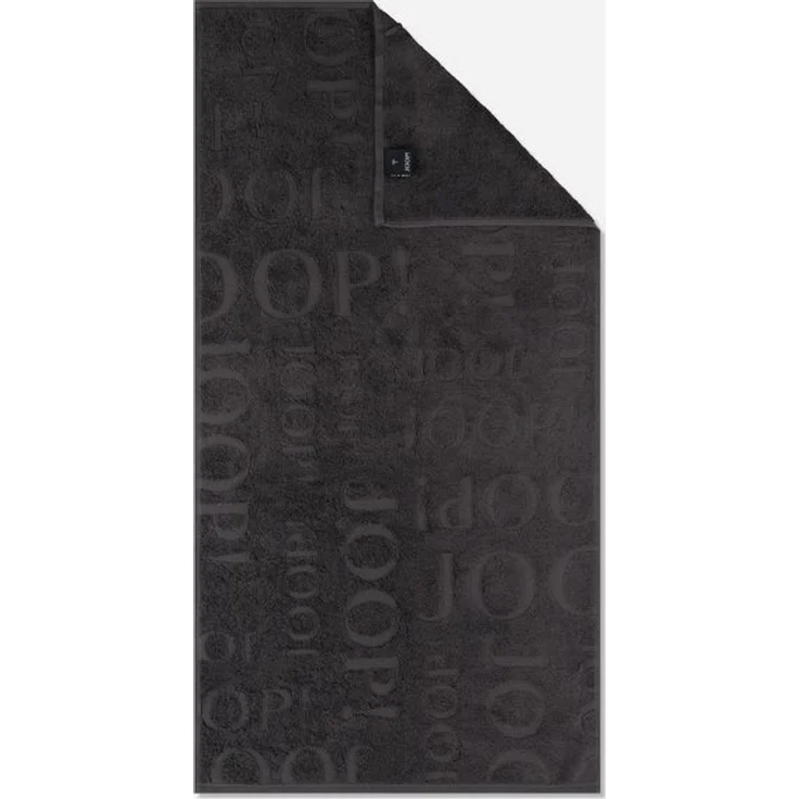 JOOP! Handtuch Joop! Handtuch Duschtuch Gästetuch Selection 1711-740 anthrazit 50x100, Walkfrottier, 100% Baumwolle – Bild 3