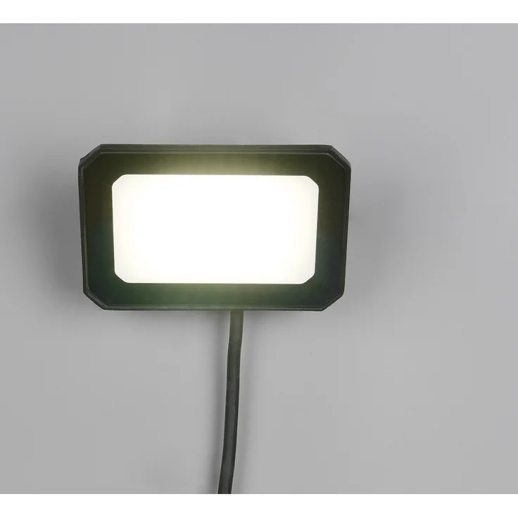 LED Flutlichtstrahler 30W, Aluminium Schwarz, IP65, mit Anschlussbox – Bild 6