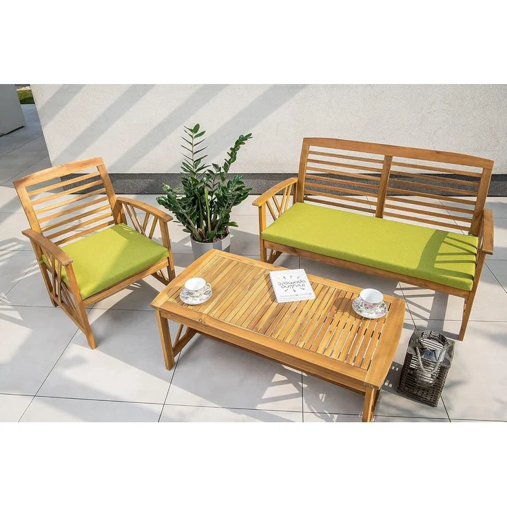 chilly pilley Bankkissen Bankauflage Polsterauflage Reißverschluss mit Schlaufen Kissen für Gartenbank für Gartenmöbel Sitzkissen & Rückenkissen Outdoor (160 x 40 x 5 cm, Cremefarbig) – Bild 3