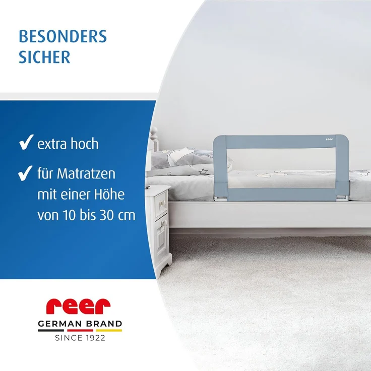 Reer Bettgitter Sleep n´Keep XL 150 cm Fb Blaugrau – Bild 5