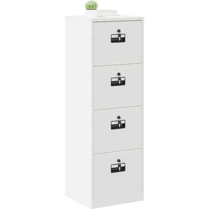 vidaXL Aktenschrank Olivgrün 45,5 x 42 x 139 cm Kaltgewalzter Stahl 891626 – Bild 3