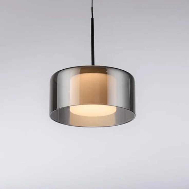 LED-Pendelleuchte Rika, Glas, Schwarz, 15 x 180 x 15 cm – Bild 6