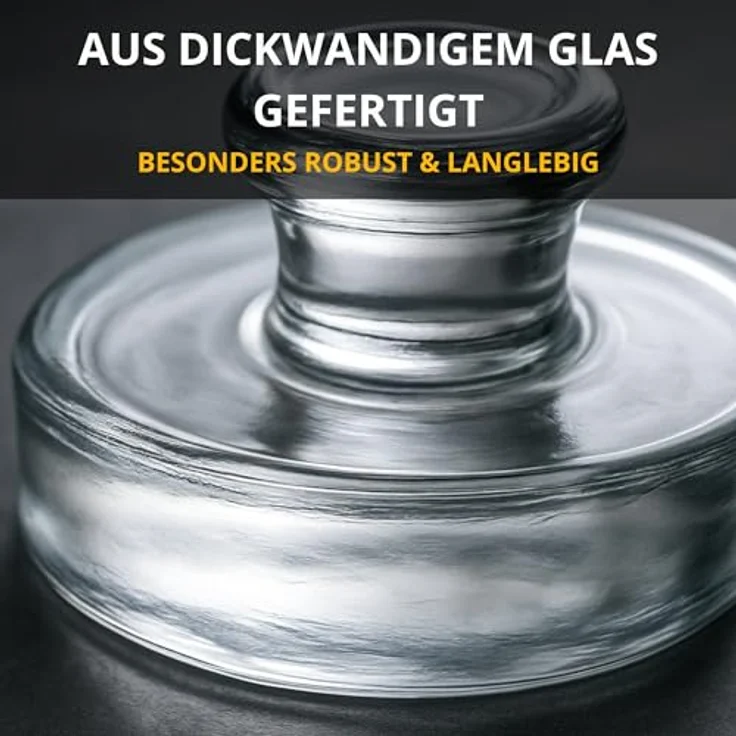Thiru Fermentationsglas - Fermentiergewichte - Ø 7 & 8 cm - 4er- & 8er-Sets, (4-tlg) – Bild 5