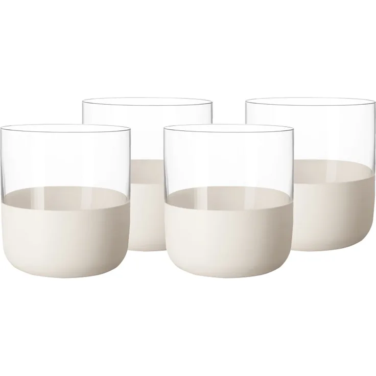Villeroy & Boch Manufacture Rock Blanc Shot Glas 80 ml 4er Set
