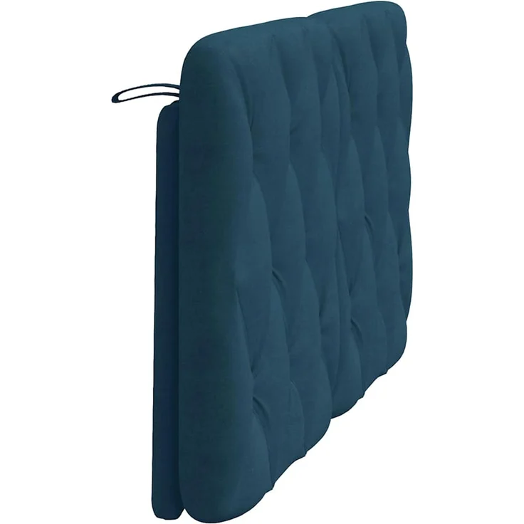 vidaXL Kopfteil-Kissen Blau 120 cm Samt – Bild 6