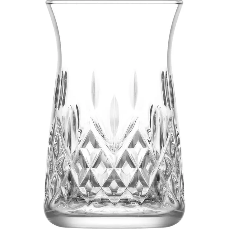 LAV Odin Teegläser, 6-teilig, 170 ml – Teevergnügen mit Diamantschliff