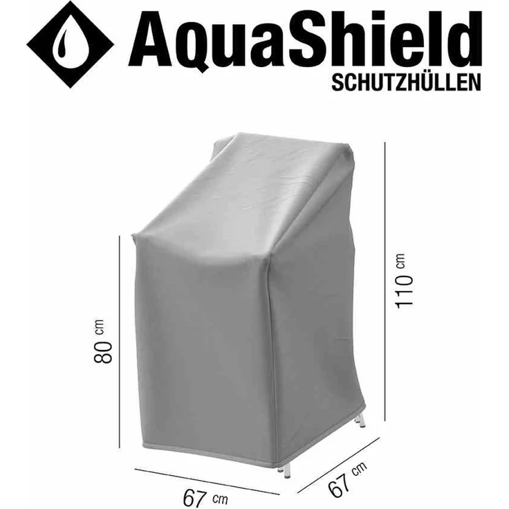 Siena Garden AquaShield Schutzhülle für Stapelstuhl 67x67x80/110 – Bild 3