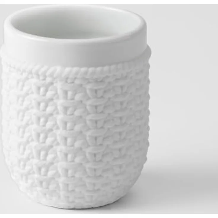 Räder Strick Becher D:7,3cm H:9,8cm