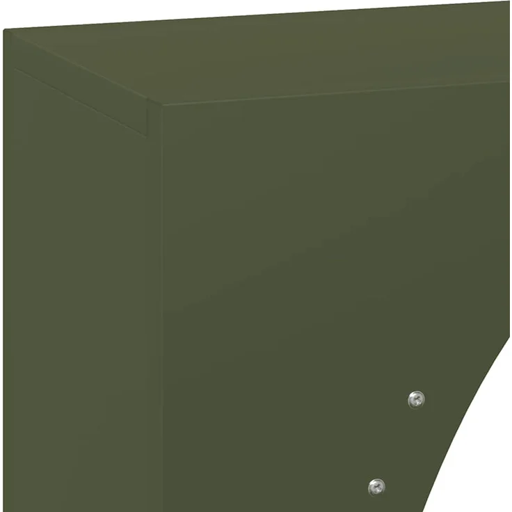 vidaXL Brennholzregal Olivgrün 50x23x100 cm Kaltgewalzter Stahl 864184 – Bild 7