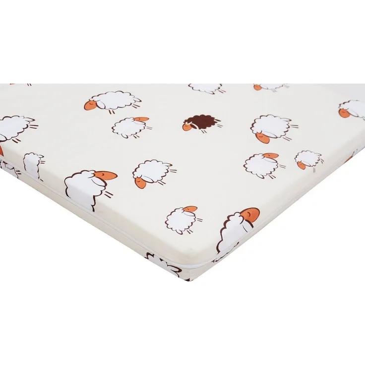Kindermatratze Babymatratze mit Baumwollbezug, waschbar & rollbar–Allergikergeeignet, Best for Kids, 6 cm hoch, (Einzelartikel, 1 × Kindermatratze), Faltbar, allergikerfreundlich, atmungsaktiv