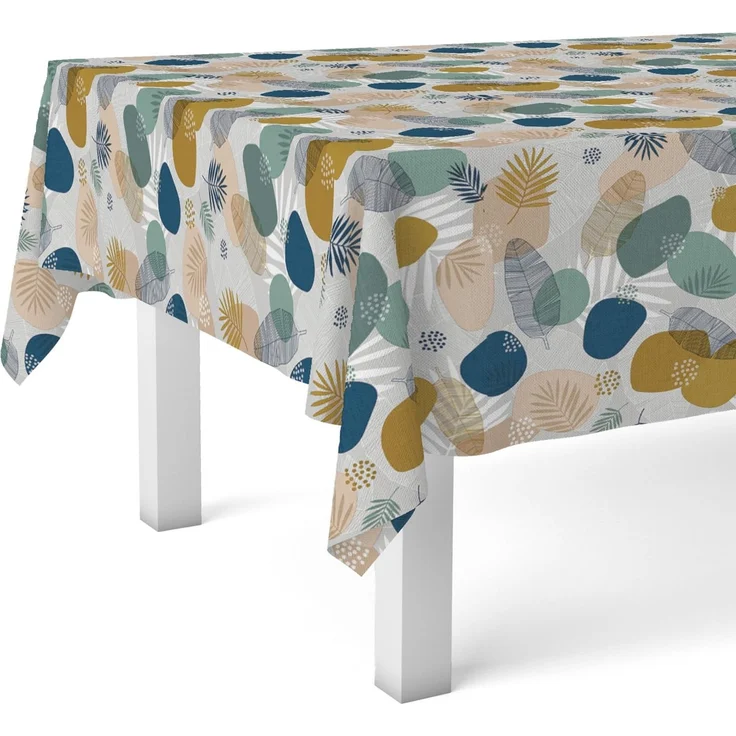 Martina Home Wachstuch-Tischdecke, Tormes, Grün, 100 x 140 cm
