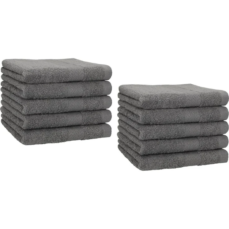 Betz Gästehandtücher 10 tlg. Gästehandtücher-Set PREMIUM 100 % Baumwolle 30x50cm, 100% Baumwolle (10-St) – Bild 1
