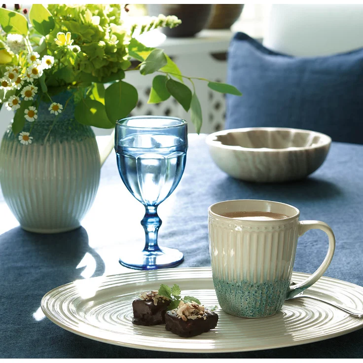 Greengate Frühstücksteller Alice Ripple Blue (20,5cm) STWPLAAALI2006 – Bild 3