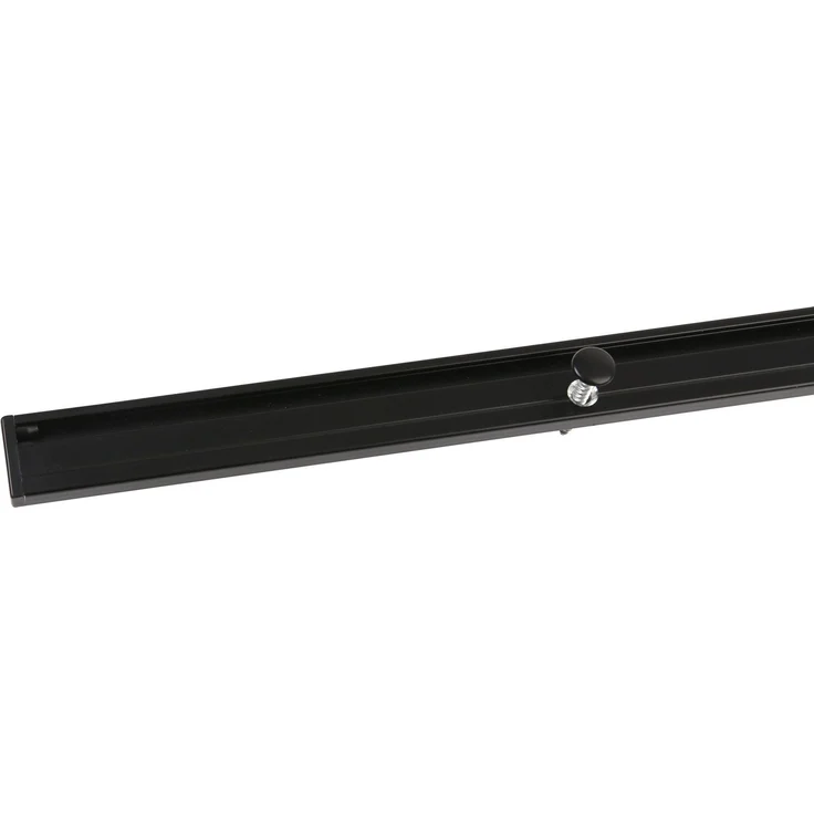 Deco-Raum Gardinenschiene Minimal, 1-läufig, Wunschmaßlänge, kürzbar, Deckenmontage, verschraubt, Aluminium, Komplett-Set vorgebohrt – Bild 8