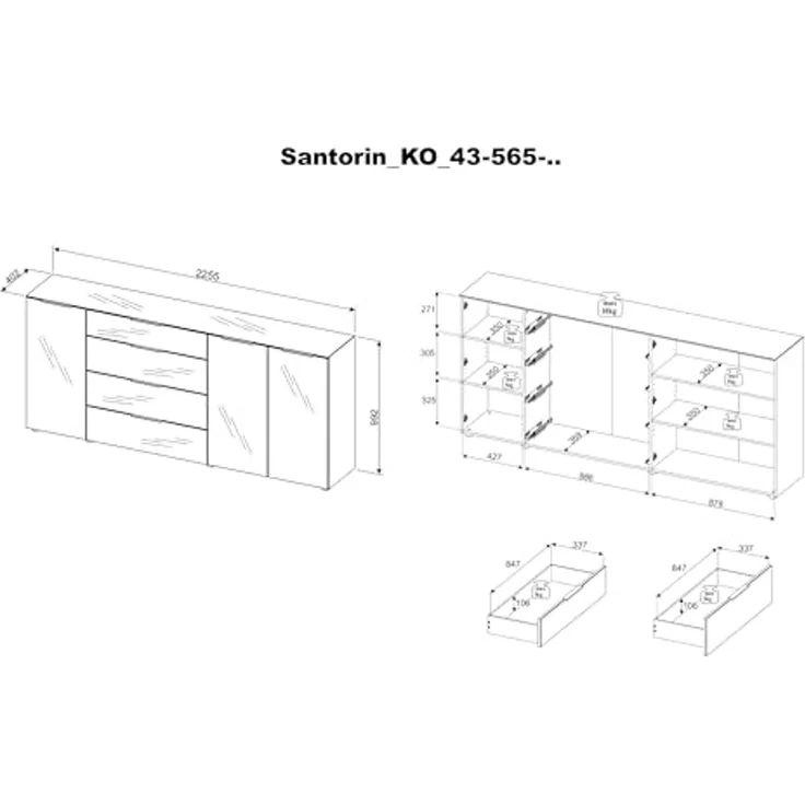 Sideboard SANTORIN – Bild 3