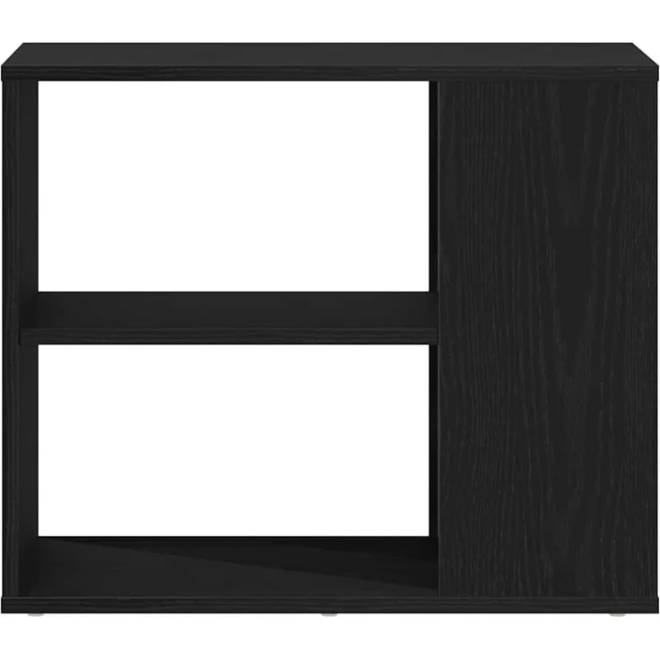 vidaXL Sideboard Schwarz Eichen-Optik 60 x 30 x 50 cm Holzwerkstoff 862606 – Bild 5