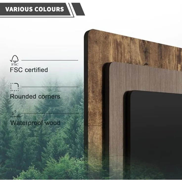JUMMICO Schreibtisch höhenverstellbar mit 4 Memory-Funktionen, Schwarz, 120x80 cm – Bild 7