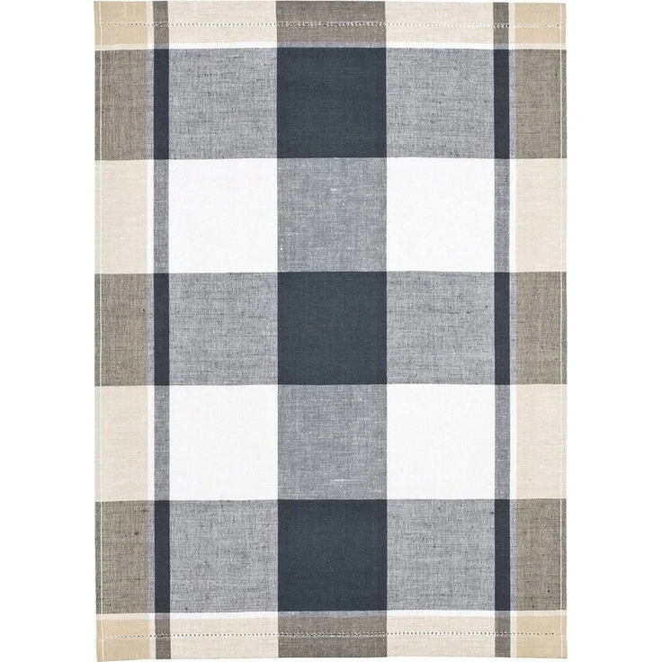 Kracht Geschirrtuch Landhaus, (Set, 3-tlg, Set), 3er Pack Geschirrtücher (3 Stück), ca. 50 x 70 cm, Halbleinen – Bild 1