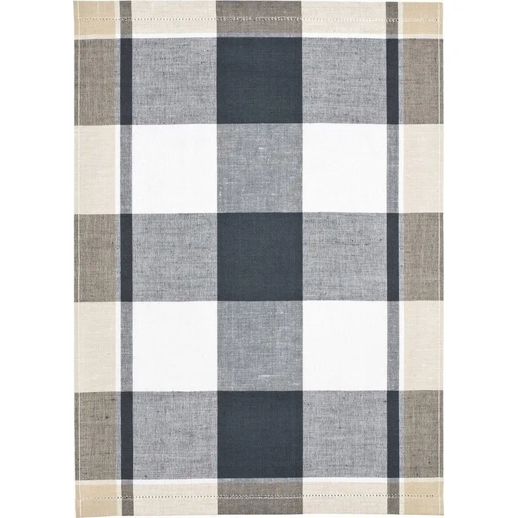 Kracht Geschirrtuch Landhaus, (Set, 3-tlg, Set), 3er Pack Geschirrtücher (3 Stück), ca. 50 x 70 cm, Halbleinen